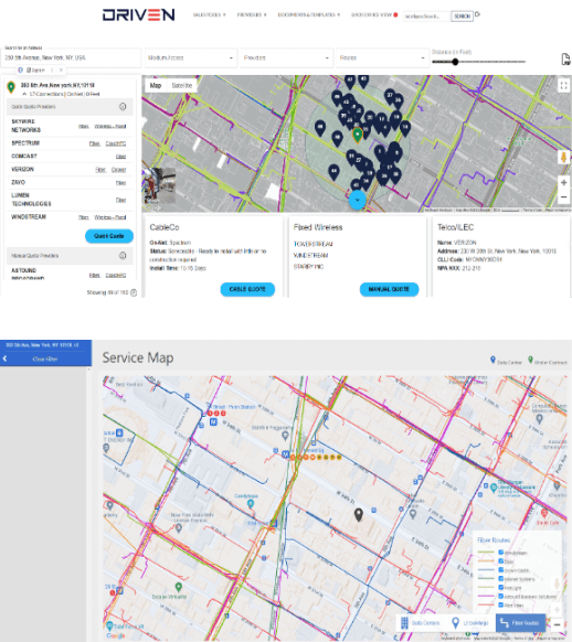 Fiber Location Tools example 1